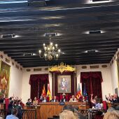 Pleno municipal del Ayuntamiento de Elche.