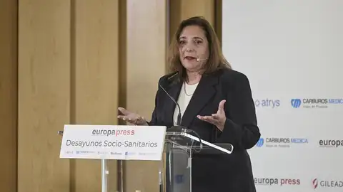 La consellera balear de Salud, Manuela García, participa en un desayuno informativo de Europa Press La consellera balear de Salud, Manuela García, participa en un desayuno informativo de Europa Press