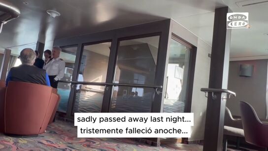 El v&iacute;deo en el que el capit&aacute;n del crucero del hantavirus habla con los viajeros tras la primera muerte: "No es contagioso, el barco es seguro"