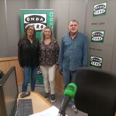 Fanny Albero, Svitlana Bolhan y Xavi Torremocha