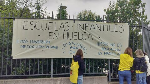 Huelga en las escuelas infantiles