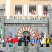 Uno de los actos de los Moros y Cristianos de Elda, declarados Fiestas de Interés Turístico Internacional.