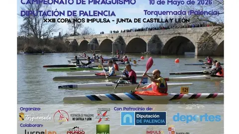 Torquemada acoge el próximo domingo el Campeonato de Piragüismo "Diputación de Palencia" .