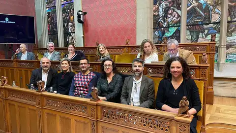 Los portavoces de la oposición en el consell de Mallorca Los portavoces de la oposición en el consell de Mallorca