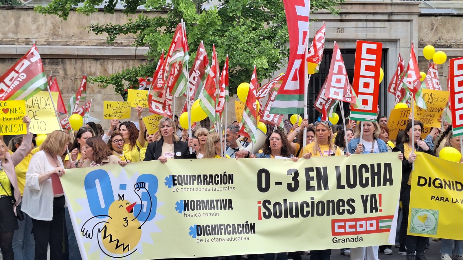 La huelga de Educación Infantil alcanza un seguimiento del 92% en Granada y afecta a 1.400 trabajadoras La huelga de Educación Infantil alcanza un seguimiento del 92% en Granada y afecta a 1.400 trabajadoras