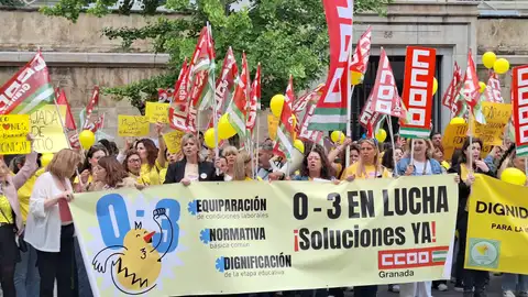 La huelga de Educación Infantil alcanza un seguimiento del 92% en Granada y afecta a 1.400 trabajadoras La huelga de Educación Infantil alcanza un seguimiento del 92% en Granada y afecta a 1.400 trabajadoras
