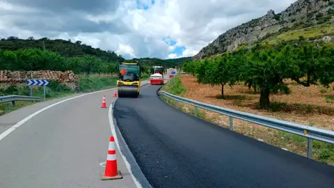 La Diputación de Castellón mejora la CV-166 entre Els Ibarsos, Culla y Benassal para reforzar la seguridad vial La Diputación de Castellón mejora la CV-166 entre Els Ibarsos, Culla y Benassal para reforzar la seguridad vial