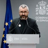 El secretario de Estado de Sanidad, Javier Padilla, durante la rueda de prensa.