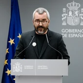 El secretario de Estado de Sanidad, Javier Padilla, durante la rueda de prensa. El secretario de Estado de Sanidad, Javier Padilla, durante la rueda de prensa.