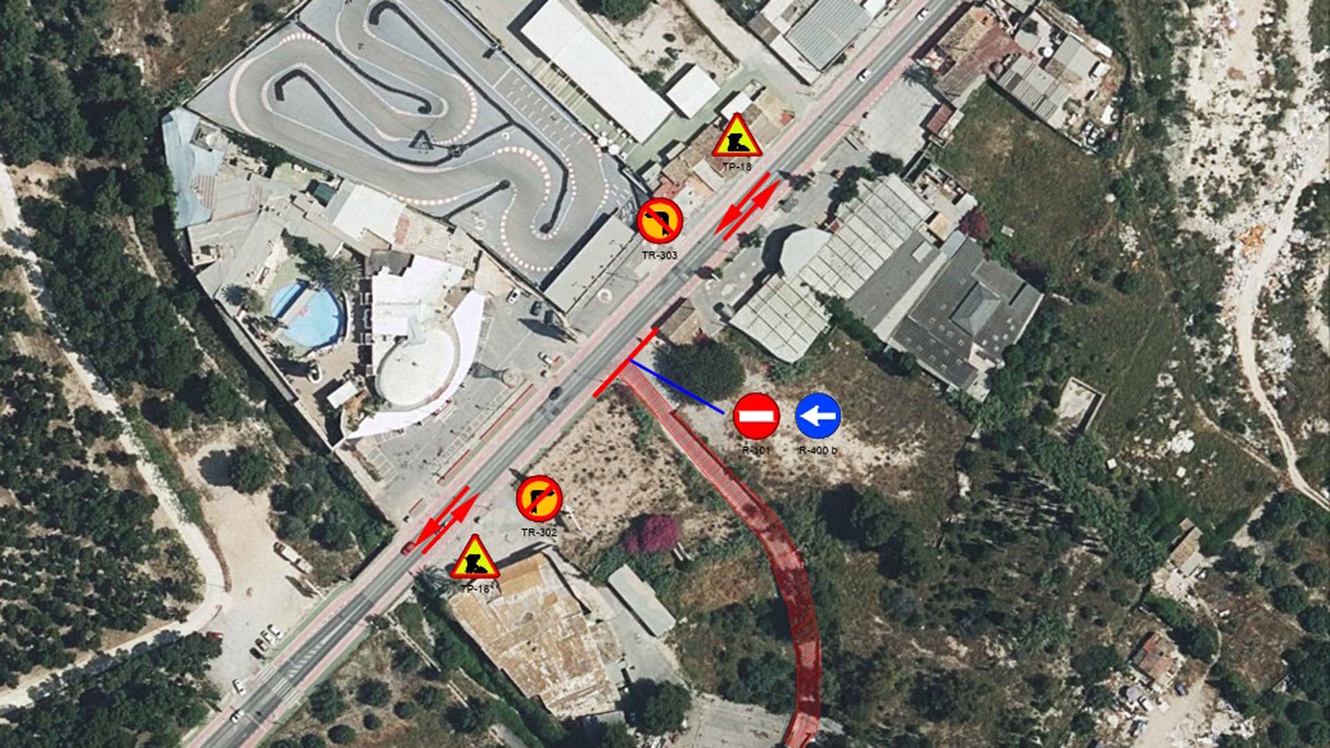 El acceso a la Partida de l’Armanello estará cerrado al tráfico hasta el 24 de mayo por las obras del nuevo colector del Palau El acceso a la Partida de l’Armanello estará cerrado al tráfico hasta el 24 de mayo por las obras del nuevo colector del Palau