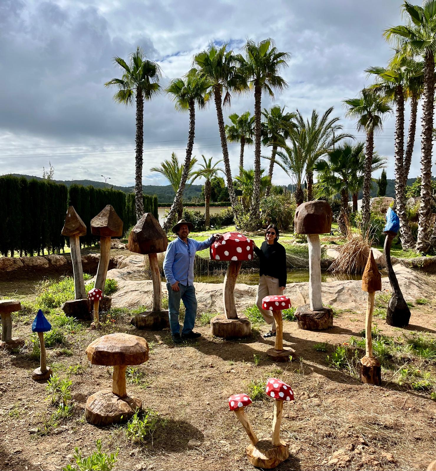 Diana Mayol: "Bibo Park contará con un bosque de hongos elaborados a partir de árboles caídos reutilizados y transformados en esculturas vivas" Diana Mayol: "Bibo Park contará con un bosque de hongos elaborados a partir de árboles caídos reutilizados y transformados en esculturas vivas"
