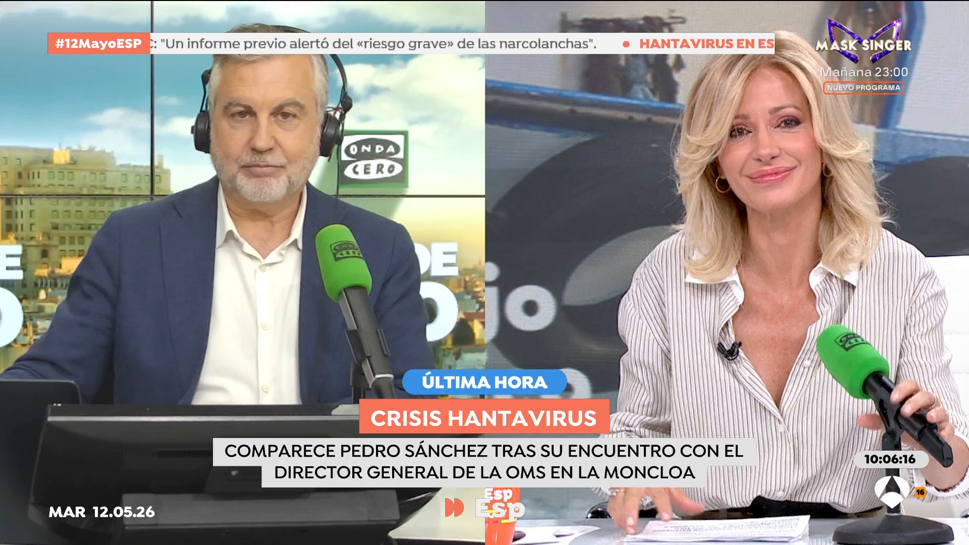 Alsina critica las palabras de María Jesús Montero sobre la muerte de dos guardias civiles en Huelva: "Es un patinazo mayúsculo" Alsina critica las palabras de María Jesús Montero sobre la muerte de dos guardias civiles en Huelva: "Es un patinazo mayúsculo"