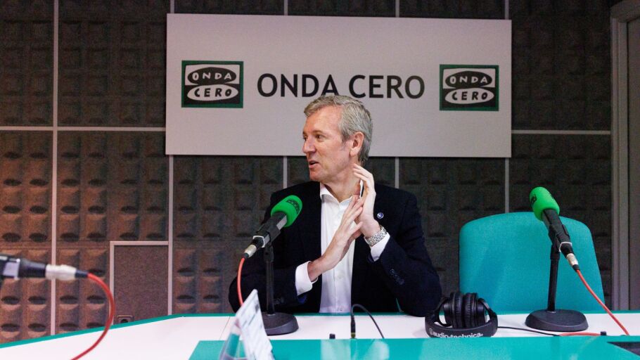 Entrevista ao presidente da Xunta, Alfonso Rueda, en Onda Cero Galicia. Foto: Xunta