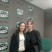 Elena Aguilar y Clara Conde en los estudios de Onda Cero. Elena Aguilar y Clara Conde en los estudios de Onda Cero.