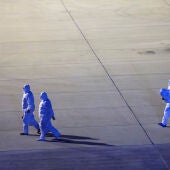 Personal equipado ante el brote de hantavirus 