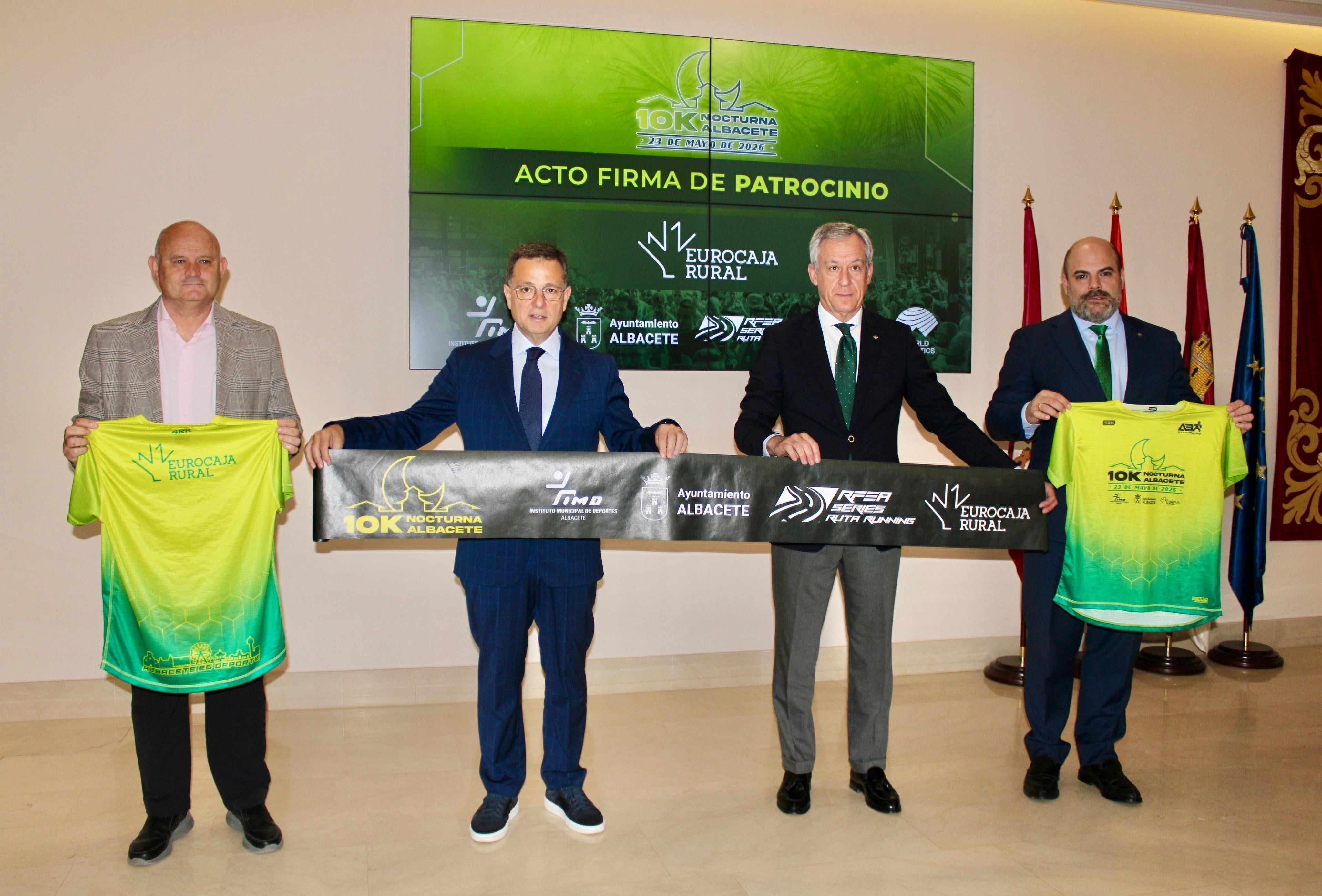 Eurocaja Rural patrocinará las dos próximas ediciones de la '10K Nocturna' Eurocaja Rural patrocinará las dos próximas ediciones de la '10K Nocturna'
