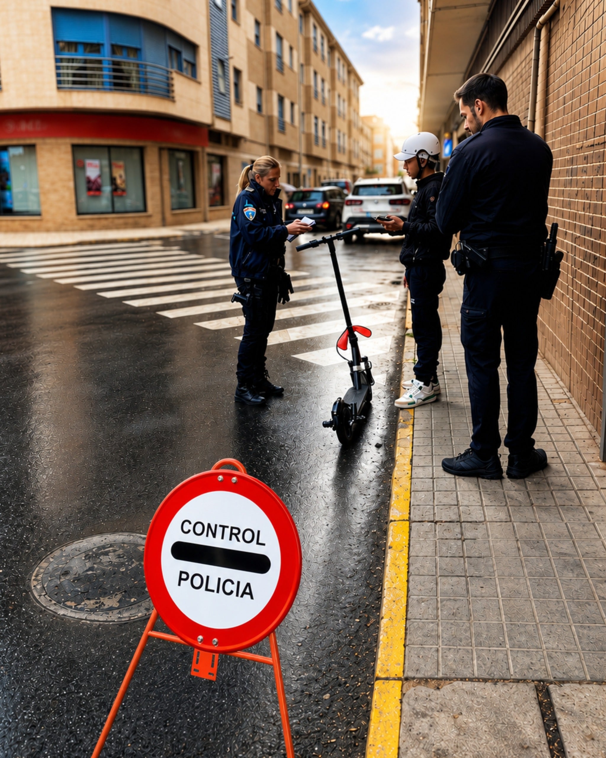 La Policía Local inicia una campaña de control de VMP ante la nueva normativa La Policía Local inicia una campaña de control de VMP ante la nueva normativa