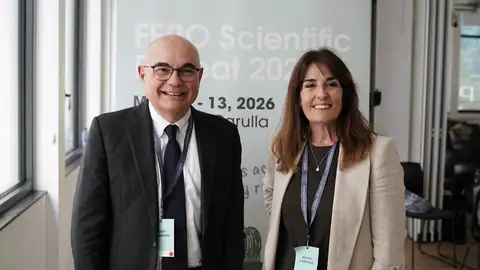 María Cardona y Josep Tabernero. María Cardona y Josep Tabernero.