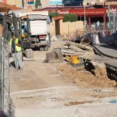 Graves deficiencias en el subsuelo de la calle Londres en Benidorm obligan a ampliar las obras 