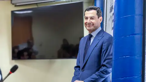 El presidente del PP de Andalucía y candidato a la reelección de la Presidencia de la Junta, Juanma Moreno. El presidente del PP de Andalucía y candidato a la reelección de la Presidencia de la Junta, Juanma Moreno.