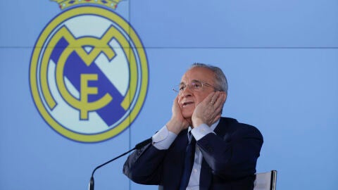 El presidente del Real Madrid, Florentino P&eacute;rez,