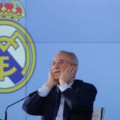 El presidente del Real Madrid, Florentino Pérez,