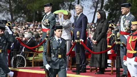 Marlaska, presidiendo el acto de jura de bandera en la Academia de la Guardia Civil en Baeza. Marlaska, presidiendo el acto de jura de bandera en la Academia de la Guardia Civil en Baeza.