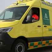 Un hombre herido en la colisión entre una moto y el tranvibús en la Avenida de las Ciencias Un hombre herido en la colisión entre una moto y el tranvibús en la Avenida de las Ciencias