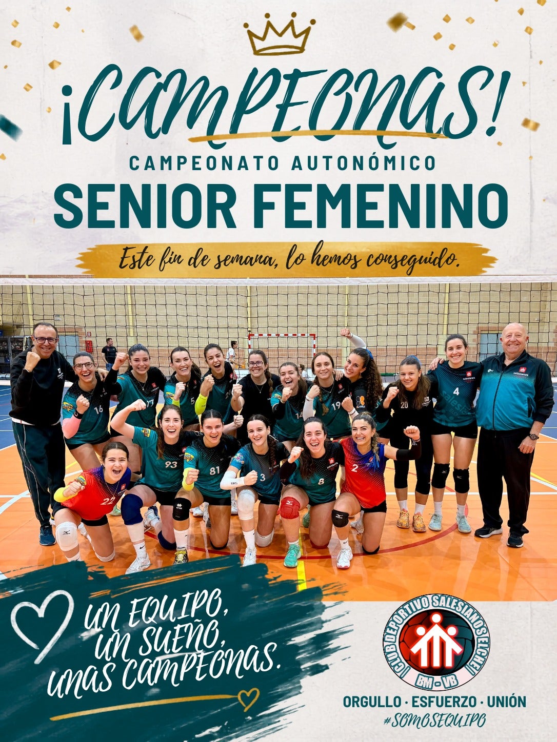 El sénior femenino de voleibol de Salesianos Elche jugará la fase de ascenso a Primera Nacional El sénior femenino de voleibol de Salesianos Elche jugará la fase de ascenso a Primera Nacional