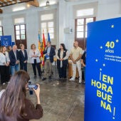 Inaugurada en l'Alfàs del Pi la exposición conmemorativa de los 40 años de adhesión de España a la UE