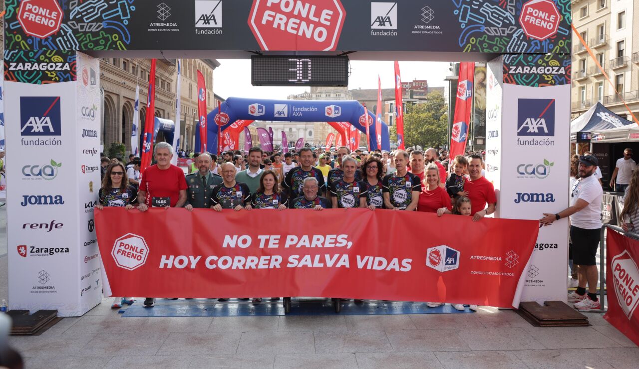 Todo preparado para la V Carrera Ponle Freno en Zaragoza Todo preparado para la V Carrera Ponle Freno en Zaragoza