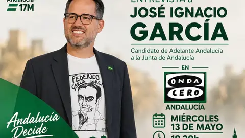 Entrevista al candidato de Adelante Andalucía, José Ignacio García Entrevista al candidato de Adelante Andalucía, José Ignacio García