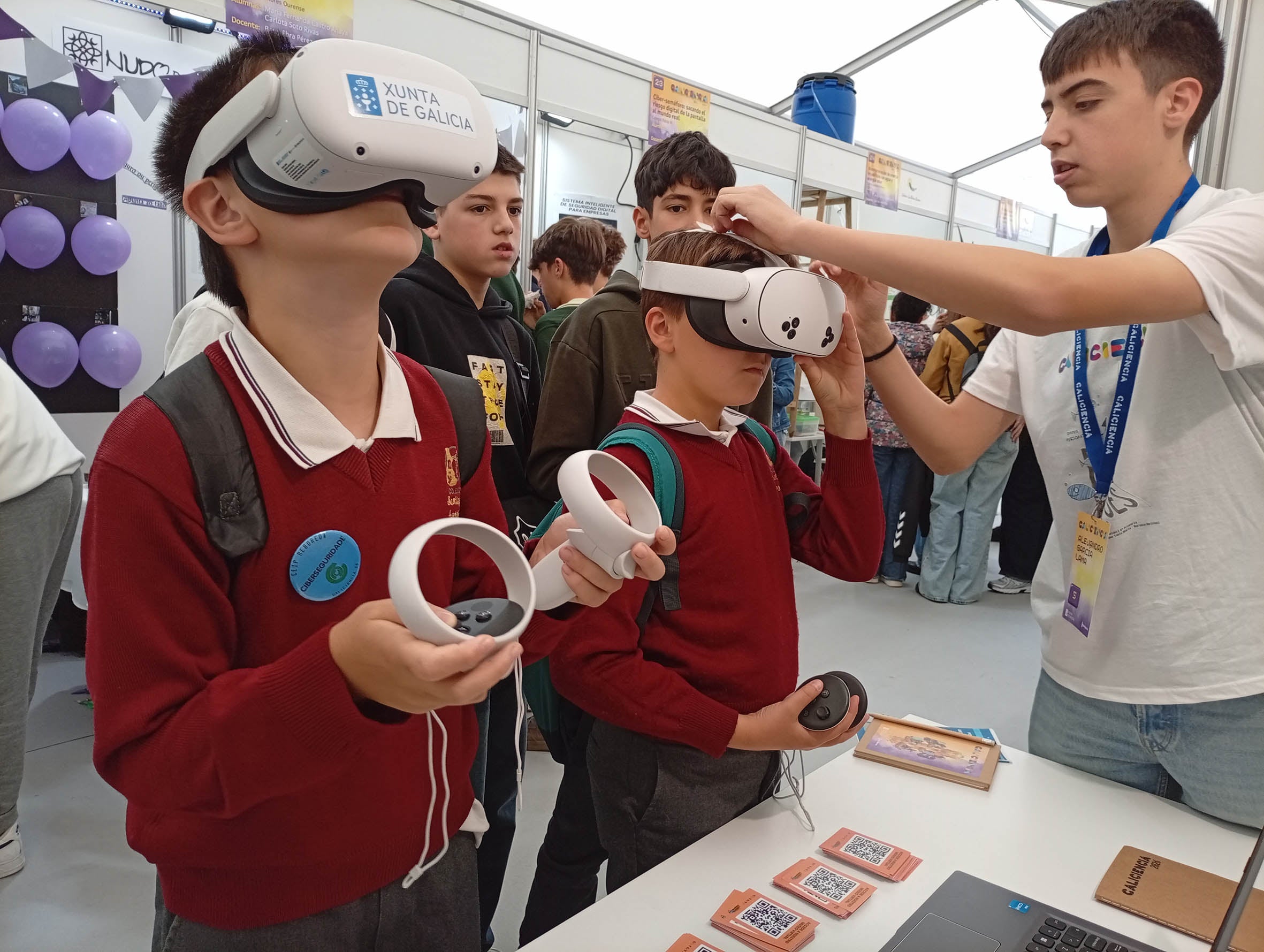 A maior feira científica escolar dedicada este ano á ciberseguridad A maior feira científica escolar dedicada este ano á ciberseguridad