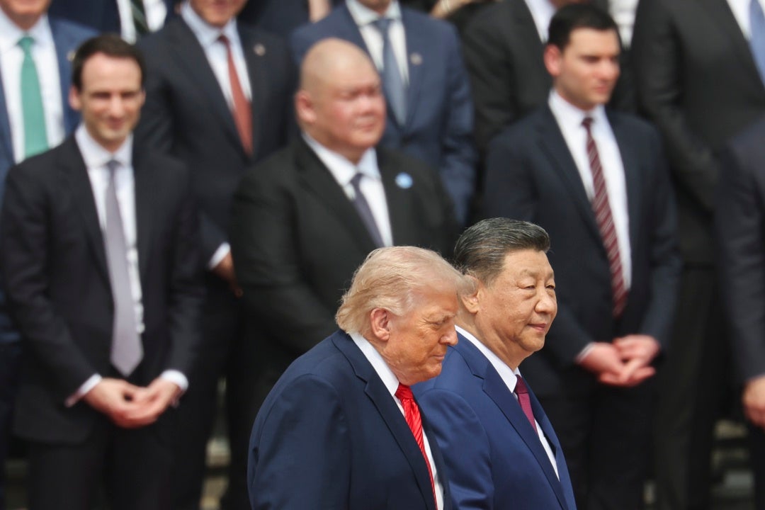 Los presidentes de Estados Unidos y de China, Donald Trump y Xi Jinping, durante su encuentro en Pekín. Los presidentes de Estados Unidos y de China, Donald Trump y Xi Jinping, durante su encuentro en Pekín.