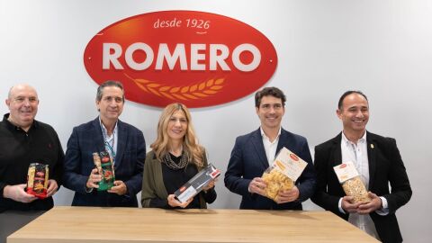 Visita de la vicepresidenta Mar Vaquero a Pastas Romero Visita de la vicepresidenta Mar Vaquero a Pastas Romero