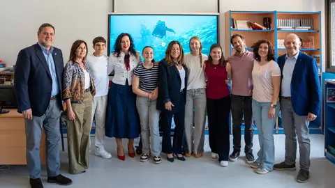 Visita de la consejera de Educación y la alcaldesa de Almería en el IES Retamar Visita de la consejera de Educación y la alcaldesa de Almería en el IES Retamar