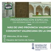 Más de uno Valencia y Comunitat Valenciana en la onda desde el Centre del Carme con motivo del día internacional de los museos Más de uno Valencia y Comunitat Valenciana en la onda desde el Centre del Carme con motivo del día internacional de los museos