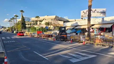Benidorm está llevando a cabo una actuación urgente en la avenida Severo Ochoa Benidorm está llevando a cabo una actuación urgente en la avenida Severo Ochoa
