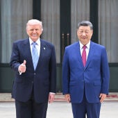 El presidente de los Estados Unidos, Donald J. Trump, junto al presidente chino, Xi Jinping.