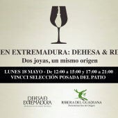 La mejor gastronomía extremeña desembarca en Málaga: jamones DOP Dehesa de Extremadura y vinos DO Ribera del Guadiana