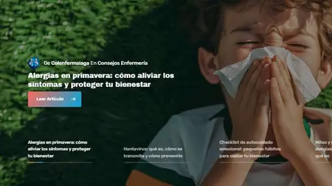 El Colegio de Enfermería de Málaga lanza “Cuidamos Málaga”, una nueva plataforma de educación sanitaria para la ciudadanía El Colegio de Enfermería de Málaga lanza “Cuidamos Málaga”, una nueva plataforma de educación sanitaria para la ciudadanía