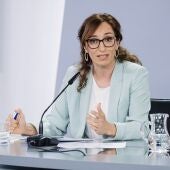 La ministra de Sanidad, Mónica García/ Carlos Luján / Europa Press