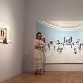 Paula Varona, en el Museo de la Semana Santa del Málaga