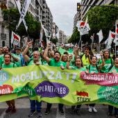 Nueva manifestación por la huelga indefinida en la educación pública no universitaria en la Comunitat Valenciana