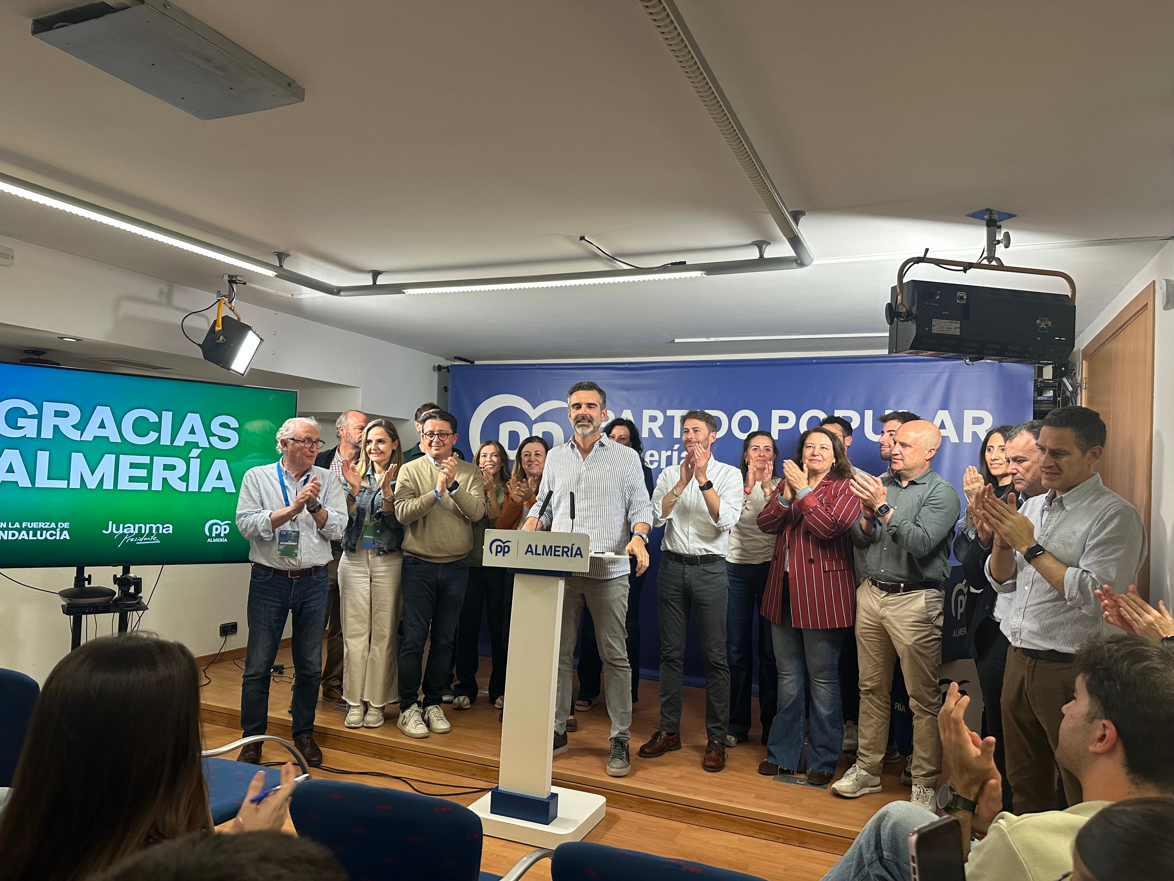 El Partido Popular gana en Almería y VOX pasa a ser el segundo partido más votado El Partido Popular gana en Almería y VOX pasa a ser el segundo partido más votado