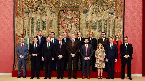 Felipe VI recibe en El Pardo a los alcaldes del Grupo de Ciudades Patromonio de la Humanidad en España Felipe VI recibe en El Pardo a los alcaldes del Grupo de Ciudades Patromonio de la Humanidad en España