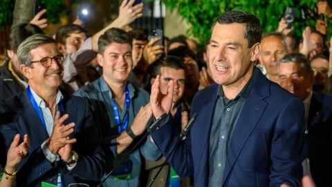 El candidato a la presidencia de la Junta de Andaluc&iacute;a por el PP, Juanma Moreno