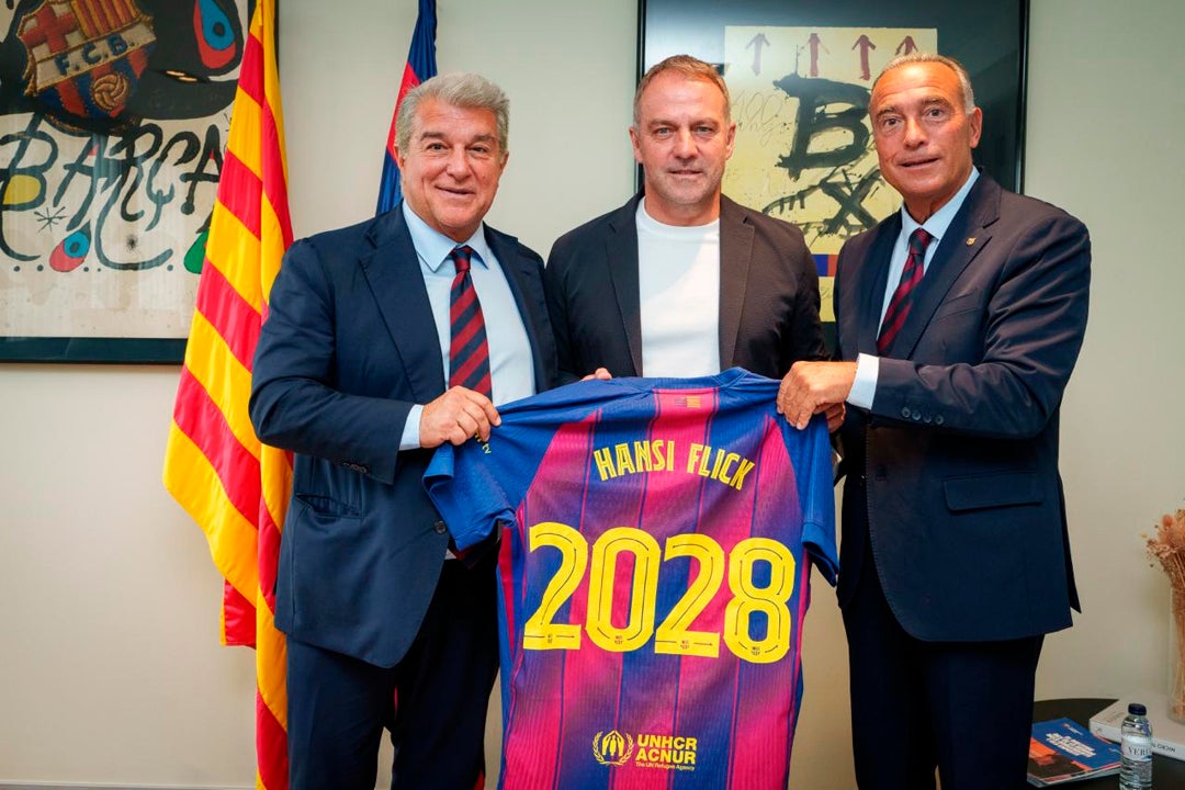 Flick renueva con el Barcelona hasta 2028 Flick renueva con el Barcelona hasta 2028