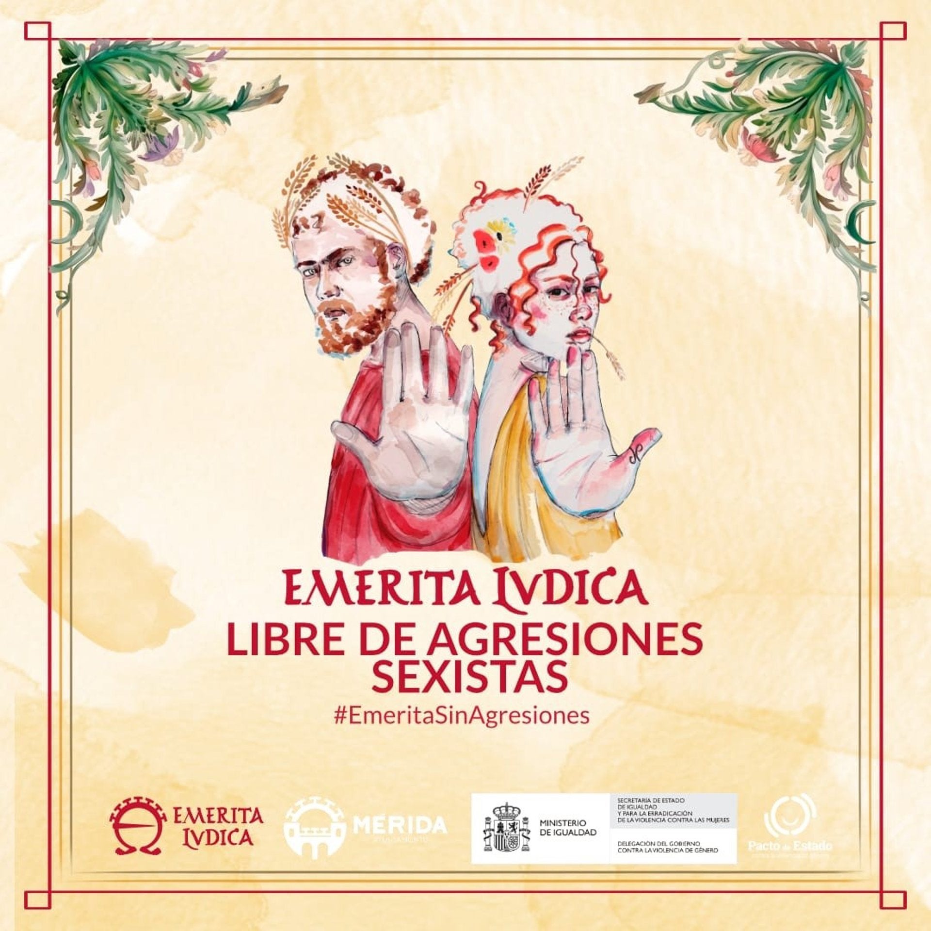 Mérida pone en marcha una campaña de prevención frente a las agresiones sexistas en Emerita Lvdica Mérida pone en marcha una campaña de prevención frente a las agresiones sexistas en Emerita Lvdica