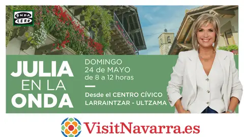 Julia en la Onda este domingo desde el Valle de Ultzama para descubrir los secretos de la primavera en Navarra Julia en la Onda este domingo desde el Valle de Ultzama para descubrir los secretos de la primavera en Navarra
